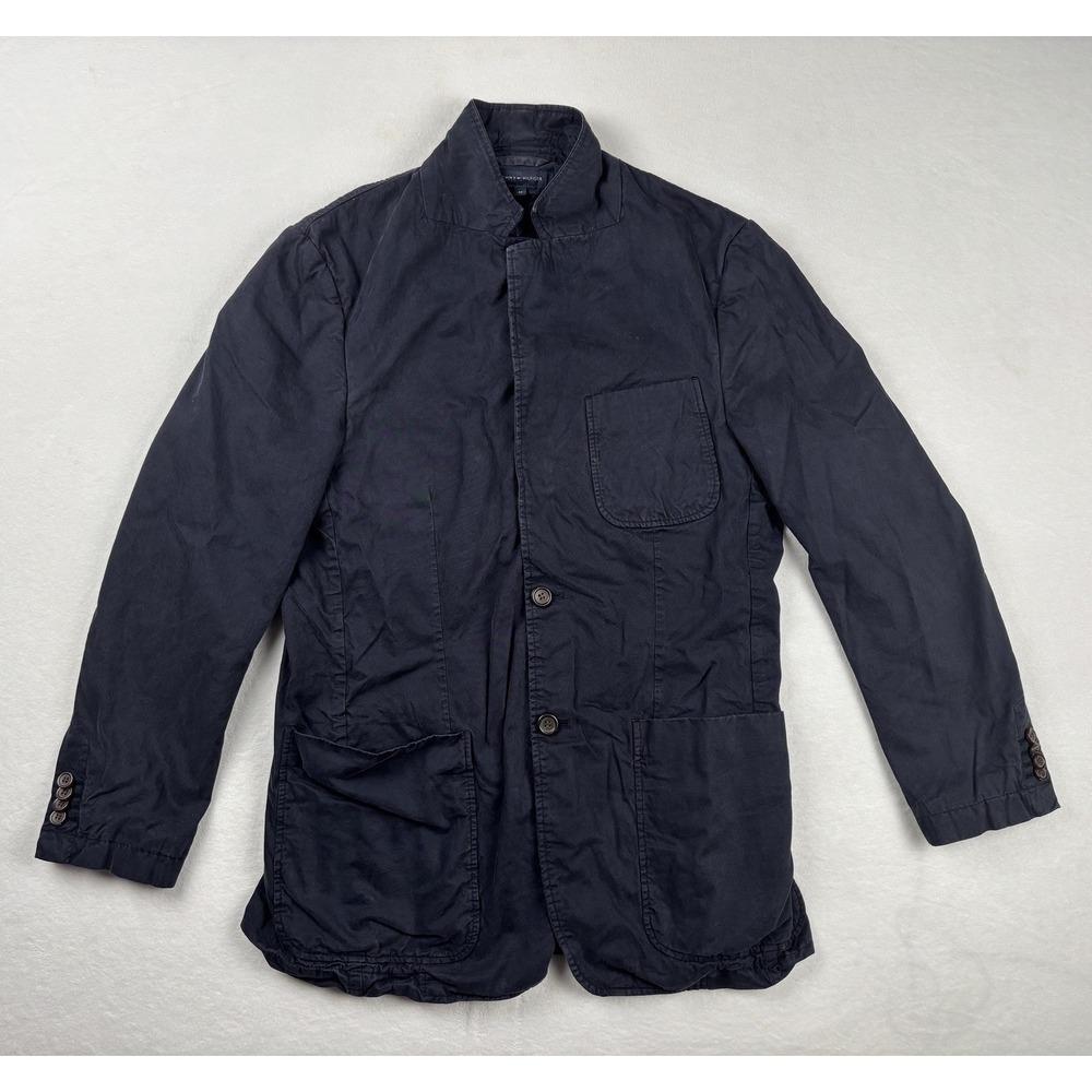 Tommy Hilfiger Men's Navy‎ Field Jacket Coat Portugal Size 48 Cotton